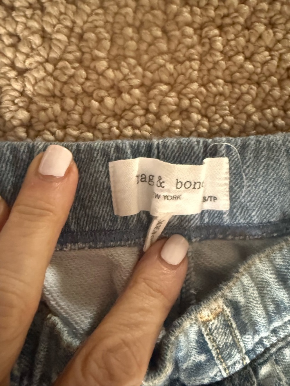 rag & bone light denim women’s jeans